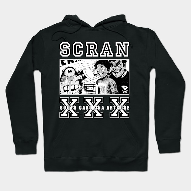 Straight Edge Scene. Hoodie by SCRAN Art